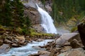 Krimmler waterfall in Austria Royalty Free Stock Photo
