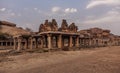 Krishna Bazaar is a relatively newly excavated site in Hampi.