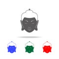 Krishna icon. Elements of Indian culture multi colored icons. Premium quality graphic design icon. Simple icon for websites, web d