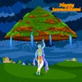 Krishna Janmashtami background