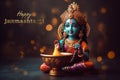 Krishna janmashtami, yearly Hindu festival that celebrates the birth of Krishna, the eighth incarnation of Vishnu