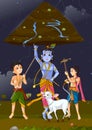 Krishna Janmashtami background