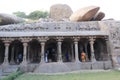 Krishna Mandapam at Mahabalipuram in Tamil Nadu, India tourism