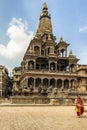 Krishna Mandir Temple in Patan Durbar Square in Kathmandu, Nepal