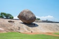 Krishna`s Butterball, a popular tourist attraction in Mahabalipuram, Tamil Nadu, India