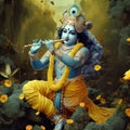 The Krishna who emerged from the blending of these figures was ultimately identified with the supreme god Vishnu-Narayana.