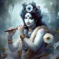 The Krishna who emerged from the blending of these figures was ultimately identified with the supreme god Vishnu-Narayana.