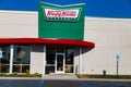 Krispy Kreme Doughnuts Entrance Royalty Free Stock Photo