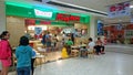 Krispy Kreme facade at SM Santa Mesa in Quezon City, Philippines