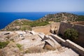 Kritinia castle on Rhodes island, Greece