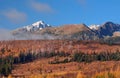 Kriváň, Vysoké Tatry na jeseň, Slovensko