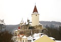 Krivoklat Castle. Bohemia. Czech Republic Royalty Free Stock Photo