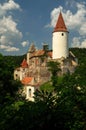 Krivoklat Castle Courtyard in Czech Republic