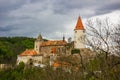 Krivoklat castle in Czech republic Royalty Free Stock Photo