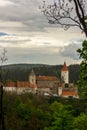Krivoklat castle in Czech republic Royalty Free Stock Photo