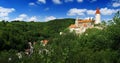 Krivoklat Castle Panorama Royalty Free Stock Photo