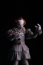 Krivoy Rog. Ukraine. February 2024. Dancing Clown Pennywise Neca