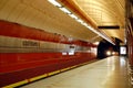 Krizikova Metro Station Royalty Free Stock Photo