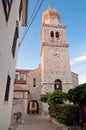 Krk Cathedral belfry view fron secondary passage - Croatia