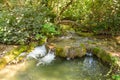 Waterfalls, lakes and nature around Skradinski Buk in Krka National Park, Dalmatia, Croatia, Europek Royalty Free Stock Photo