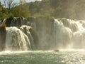 Krka National Park, located in central Dalmatia, near the town of ÃÂ ibenik Royalty Free Stock Photo