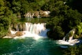 Krka river waterfall in Croatia Royalty Free Stock Photo