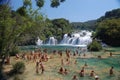Krka Waterfalls, Krka National Park, Croatia Royalty Free Stock Photo