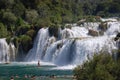 Krka Waterfalls, Krka National Park, Croatia Royalty Free Stock Photo