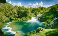 Krka Waterfalls (Krka National Park, Croatia) Royalty Free Stock Photo