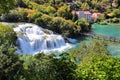 Krka waterfalls - Krka National Park Royalty Free Stock Photo