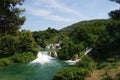 Krka waterfalls national park Royalty Free Stock Photo