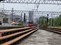 Kereta Rel Listrik also known as Commuter Line in Jakarta Indonesia