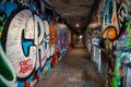 Krog Street Tunnel graffiti Royalty Free Stock Photo