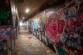 Krog Street Tunnel graffiti Royalty Free Stock Photo