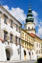 Kromeriz castle (UNESCO) and square in Kromeriz, Moravia, Czech