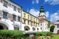 Kromeriz castle (UNESCO) and square in Kromeriz, Moravia, Czech republic