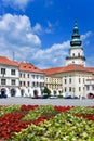 Kromeriz castle (UNESCO) and square in Kromeriz, Moravia, Czech