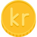 Krona or Krone coin, name of currency
