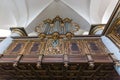 Organs in the chapel in Kronborg Palace, Denmark.