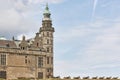 Kronborg Helsingor castle fortification and battery of guns. Denmark Royalty Free Stock Photo