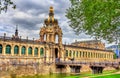Kronentor or Crown Gate of Zwinger Palace in Dresden Royalty Free Stock Photo