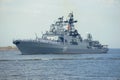 Large anti-submarine ship `Severomorsk` takes part