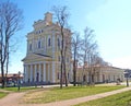 KRONSTADT, RUSSIA. Museum of history of the city former water hoist engine Royalty Free Stock Photo