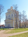 KRONSTADT, RUSSIA. Museum of history of the city former water hoist engine Royalty Free Stock Photo