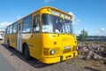 Soviet city bus LiAZ-677 close-up