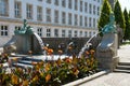 Kronthal fountain or fountain with dolphins. Poznan