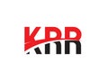KRR Letter Initial Logo Design Vector Illustration Royalty Free Stock Photo