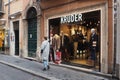 Kruder Men Fashion store in Rome, Italy Royalty Free Stock Photo