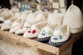 Kruje, Albania - June 2018: Traditional Ottoman market in Kruja. Flea market in Albania.