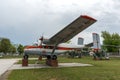 KRUMOVO, PLOVDIV, BULGARIA - 29 APRIL 2017: Aviation Museum near Plovdiv Airport